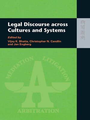 cover image of Legal Discourse across Cultures and Systems